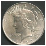 1923 Peace Silver Dollar