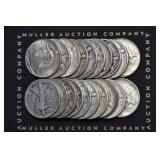 Roll of Mixed Walking Liberty Half Dollars