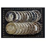 Roll of Silver S-Mint Proof Kennedy Half Dollars