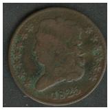 1825 Classic Head Half Cent