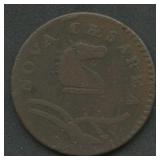 1787 (?) New Jersey Colonial Copper Coin