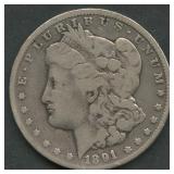 1891-CC Morgan Silver Dollar