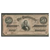 Confederate Cuurency $50  2/17/1864 CS-66