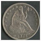 1854 Seated Liberty Half Dollar