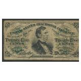 Fractional Currency 25 Cents 3rd Issue FR-1294