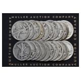Roll of 1917 Dated Walking Liberty Half Dollars