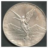 2024 Mexico Libertad .999 Silver Round 1 ozt