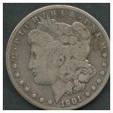 1901-S Morgan Silver Dollar