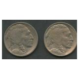 1914 and 1914-S Buffalo Nickels