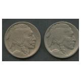 1913-D and 1913-S Type I Buffalo Nickels