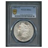 1883-CC Morgan Silver Dollar PCGS MS 62