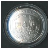 2019 Apollo 11 50th Anniv .999 Silver Dollar OGP