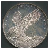 5ozt Eagle Silver .999 Round
