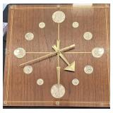 Electric Wall Clock w/ $2.40 FV and 2 Morgans
