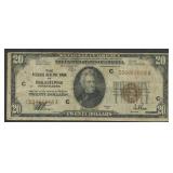 1929 $20 Fed Reserve Bank Note Philly FR-1870C