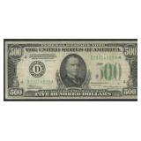 1934 $500 Fed Res Note Cleveland FR- 2201D