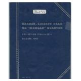 Whitman Folder With 27 Liberty Barber Quarters