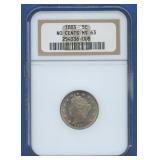 1883 No Cents Liberty Head V Nickel NGC MS 63