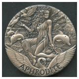 2015 Tuvalu Aphrodite $2 .999 Silver 2 ozt COA