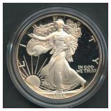 1986-S ASE Proof Silver Eagle