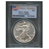 1997 ASE Silver Eagle PCGS MS 68
