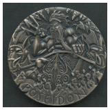2014 Tuvalu Poseidon $2 ,999 Silver 2 ozt COA