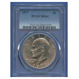 1977 Eisenhower Dollar PCGS MS 64