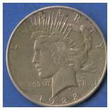 1928-S Peace Silver Dollar