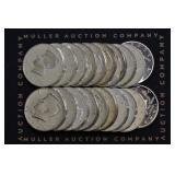 Roll of Silver Proof Kennedy Half Dollars