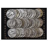 Roll of Mixed Standing Liberty Quarters