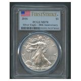 2016 ASE Silver Eagle PCGS MS 70