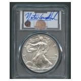 2020-S ASE Silver Eagle PCGS MS 70 NMBHOF