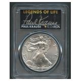 2019 ASE Silver Eagle PCGS MS70 Legends of Life