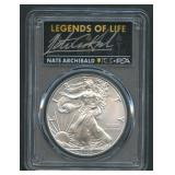 2020 ASE Silver Eagle PCGS MS70 Legends of Life
