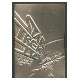 Star Trek Cinema Art .999 Silver Ingot 1.09 ozt
