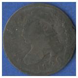 1820 Small 0 Capped Bust Dime