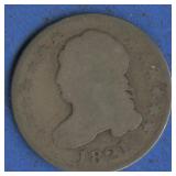 1821 Small Date Capped Bust Dime