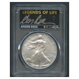2021 ASE Silver Eagle PCGS MS70 Legends of Life