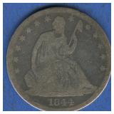1844-O Seated Liberty Half Dollar
