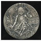 2017 Tuvalu Hel $2 .999 Silver 2 ozt COA