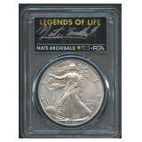 2022 ASE Silver Eagle PCGS MS70 Legends of Life