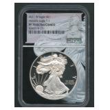 2021-W ASE Silver Eagle NGC PF 70 Ultra Cameo