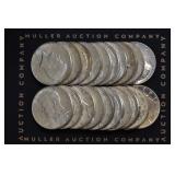 Roll of 1964-PD Silver Kennedy Half Dollars