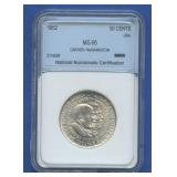 1952 Washington-Carver Comm. Half NNI MS65