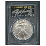 2021 ASE Silver Eagle PCGS MS70 Legends of Life
