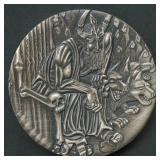 2014 Tuvalu Hades $2 ,999 Silver 2 ozt COA