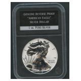 2013-W ASE Silver Eagle Reverse Proof Genuine