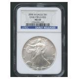 2006-W ASE Silver Eagle NGC MS 69