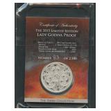 2015 Lady Godiva Proof .999 Silver 1 ozt
