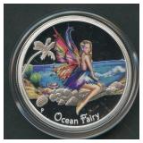 2016 Ocean Fairy Proof .999 Silver 0.5 ozt
